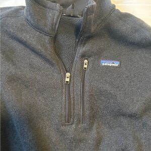 Patagonia Men's Better Sweater 1/4 zip Black Large